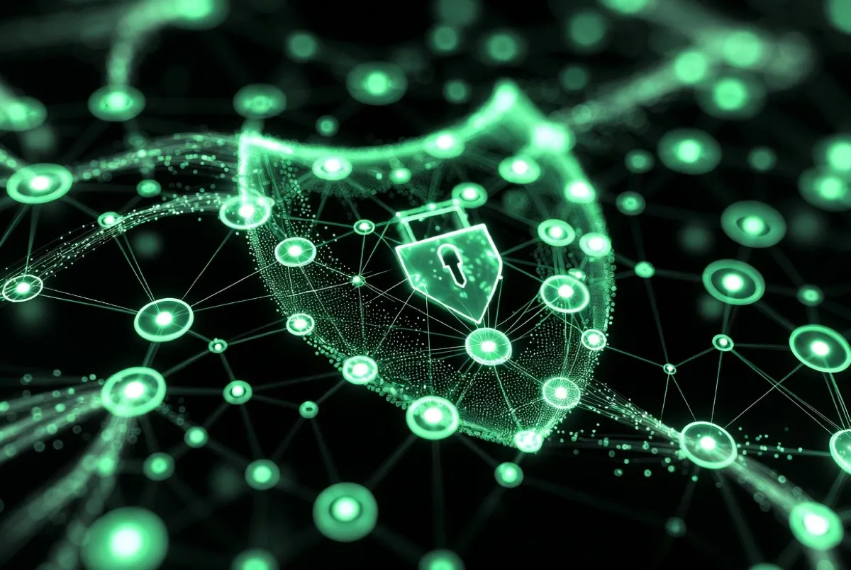 Network security architecture visual